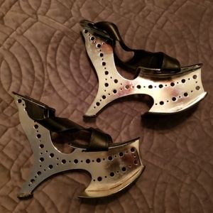 Ellie metal heels